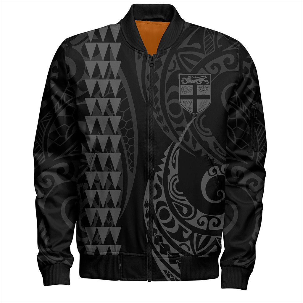 Fiji Bomber Jacket Kakau Style
