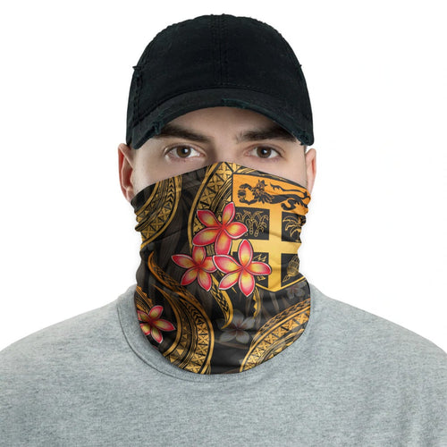 Fiji Neck Gaiter - Plumeria Gold