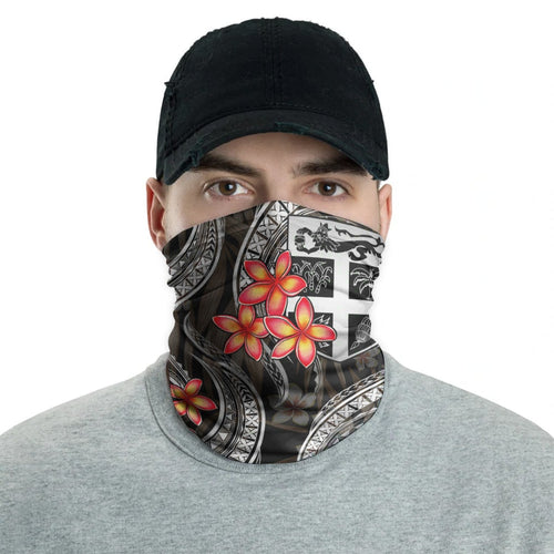 Fiji Neck Gaiter - Plumeria White