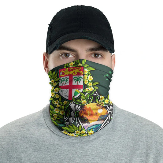 Fiji Neck Gaiter - Ti Leaf Lei Turtle