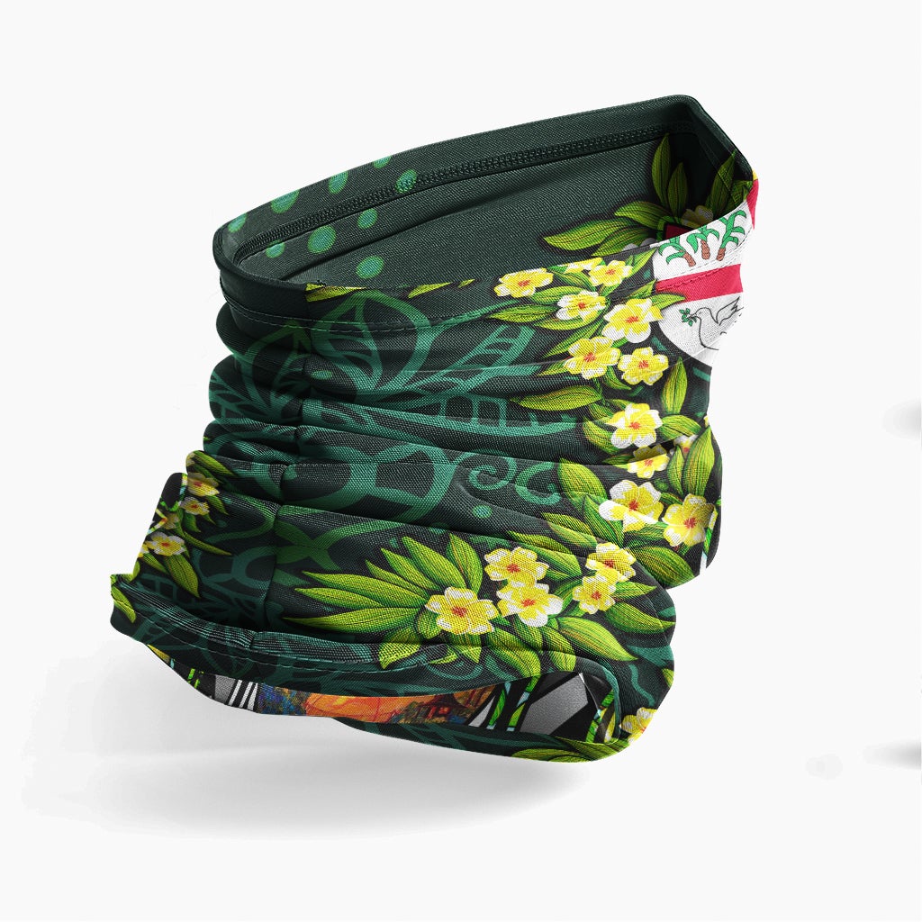 Fiji Neck Gaiter - Ti Leaf Lei Turtle