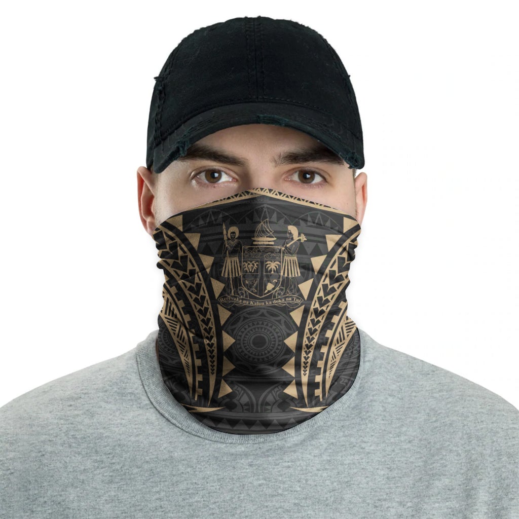 Fiji Neck Gaiter - Tribal Pattern Gold