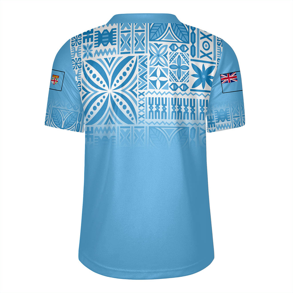 Fiji Rugby Jersey Coat Of Arms Pattern Traditional Style