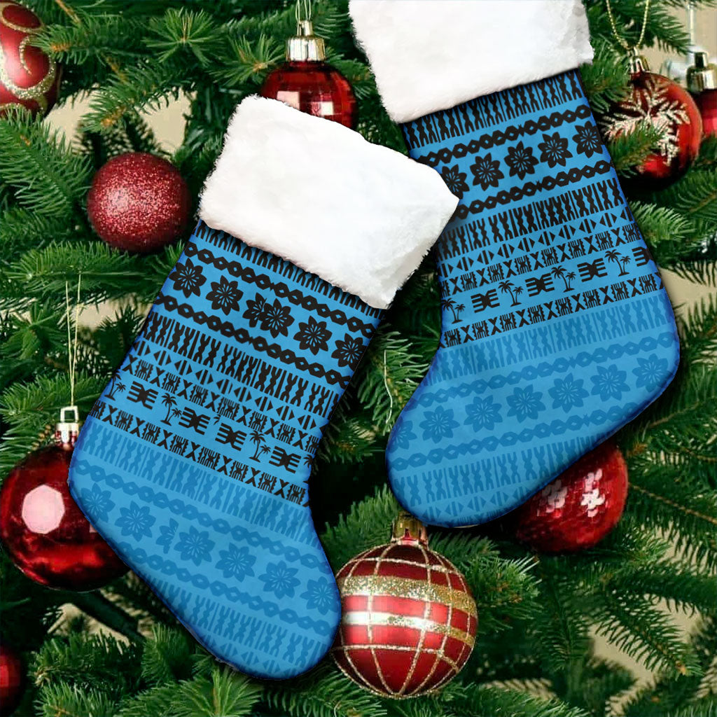 Fiji Christmas Stocking Pattern Tribal