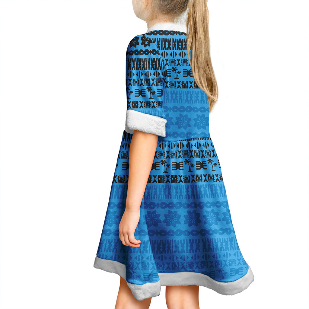 Fiji Women and Kid Christmas Dress Pattern Tribal