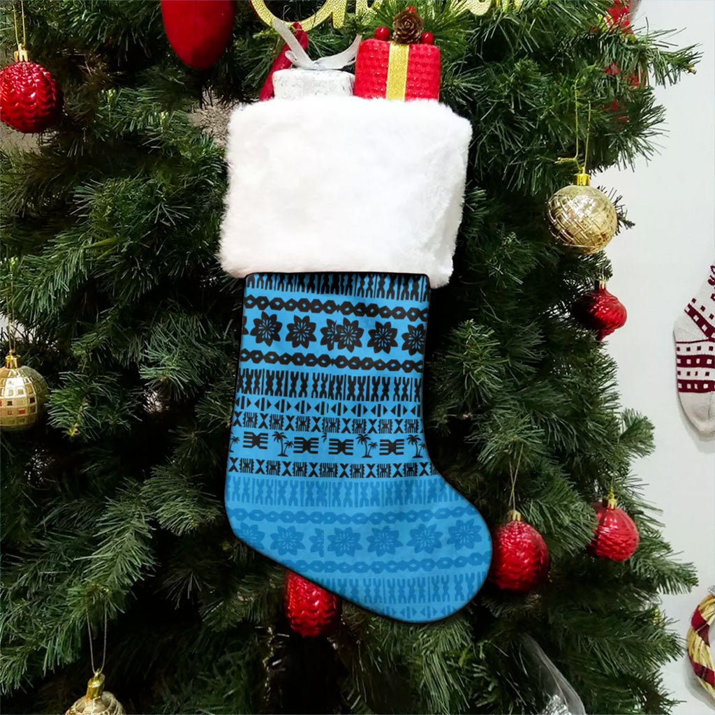 Fiji Christmas Stocking Pattern Tribal