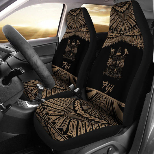 Fiji Polynesian Car Seat Covers - Pride Gold Version