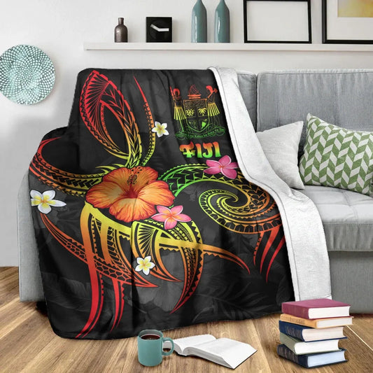 Fiji Polynesian Premium Blanket - Legend of Fiji (Reggae)