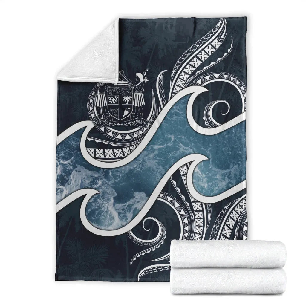 Fiji Polynesian Premium Blanket - Ocean Style