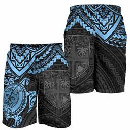 Fiji Polynesian Shorts (Men) - Blue Turtle