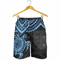 Fiji Polynesian Shorts (Men) - Blue Turtle