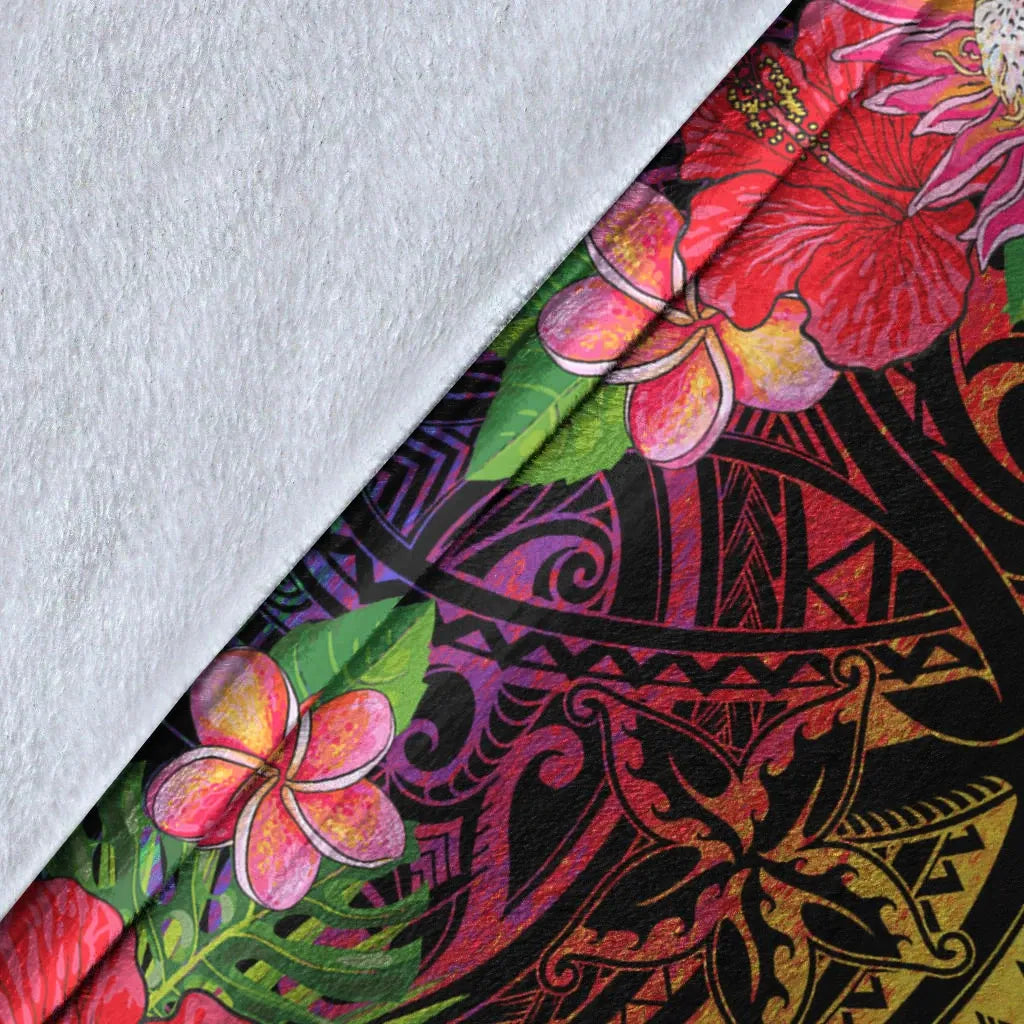 Fiji Premium Blanket - Tropical Hippie Style