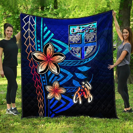 Fiji Premium Quilt - Vintage Tribal Mountain
