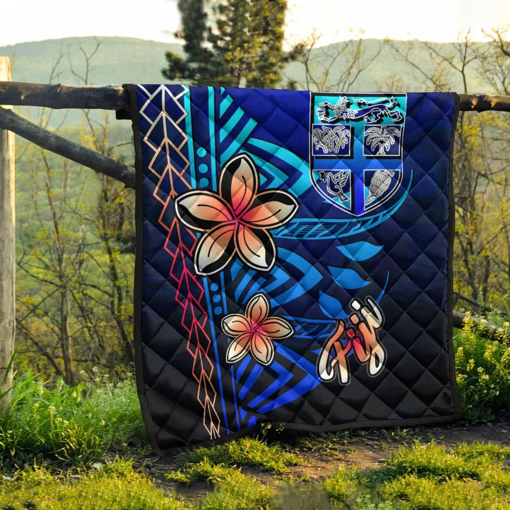 Fiji Premium Quilt - Vintage Tribal Mountain