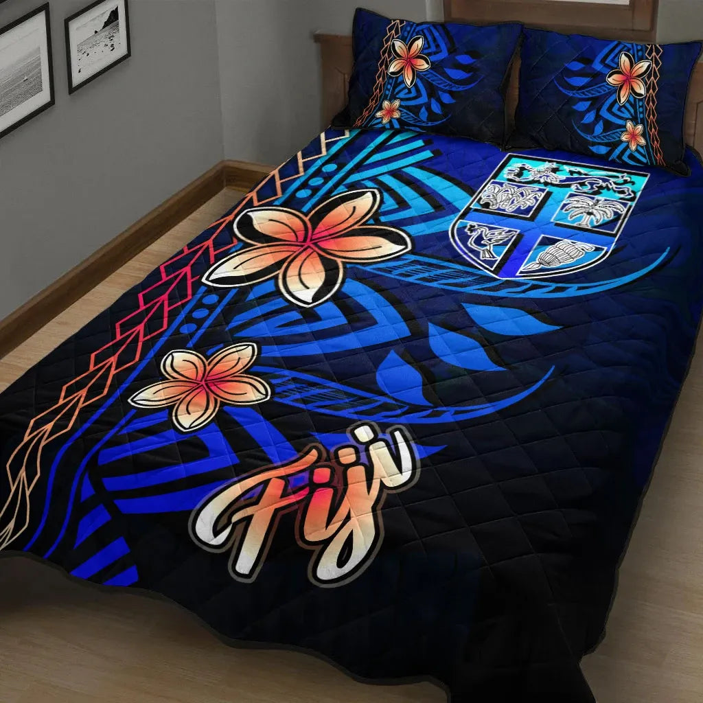 Fiji Quilt Bed Set - Vintage Tribal Mountain