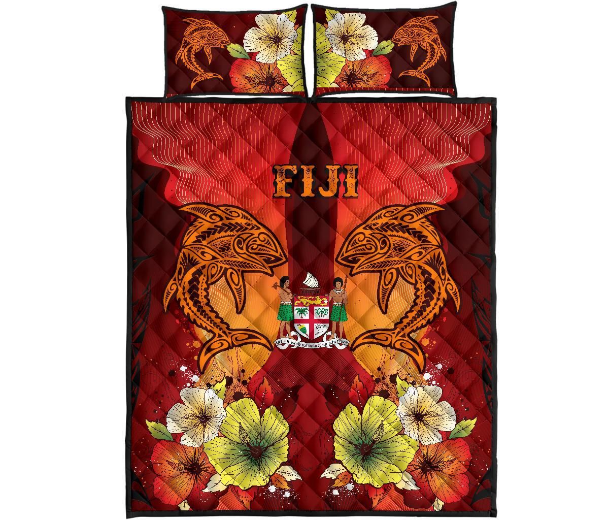 FIji Quilt Bed Sets - Tribal Tuna Fish