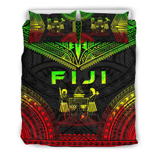 Fiji Polynesian Chief Duvet Cover Set - Reggae Version