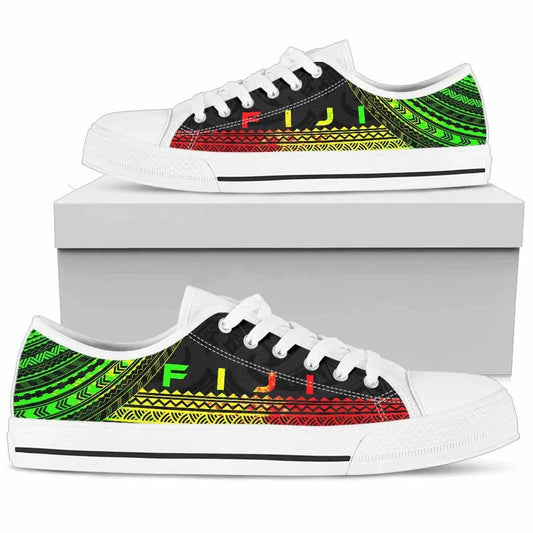 Fiji Low Top Shoes - Polynesian Reggae Chief Version