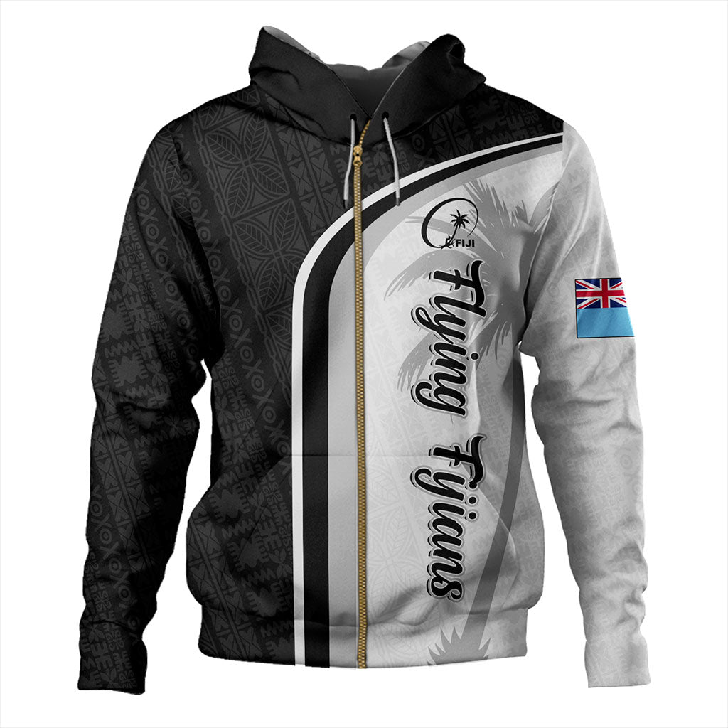 Fiji Hoodie Rugby Masi Flying Fijians Style