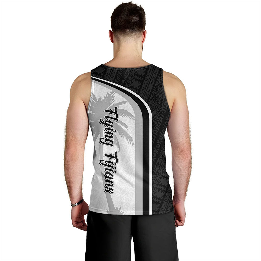 Fiji Tank Top Rugby Masi Flying Fijians Style