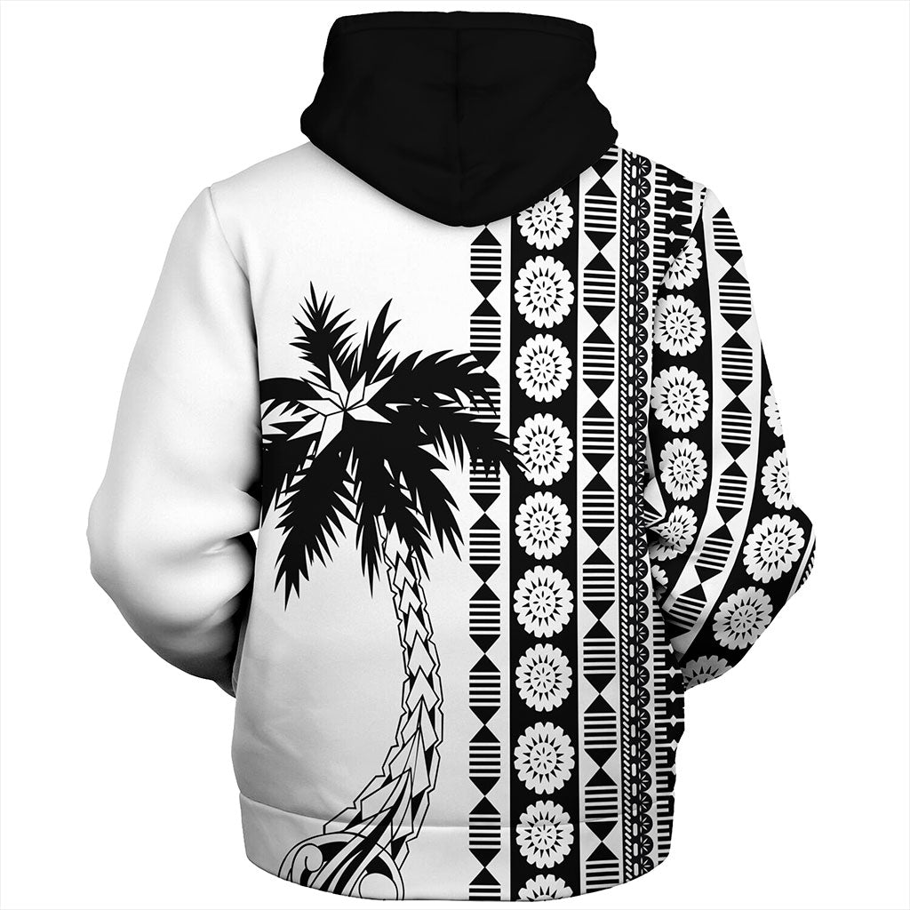 Fiji Sherpa Hoodie Rugby Pattern Tattoo Coconut