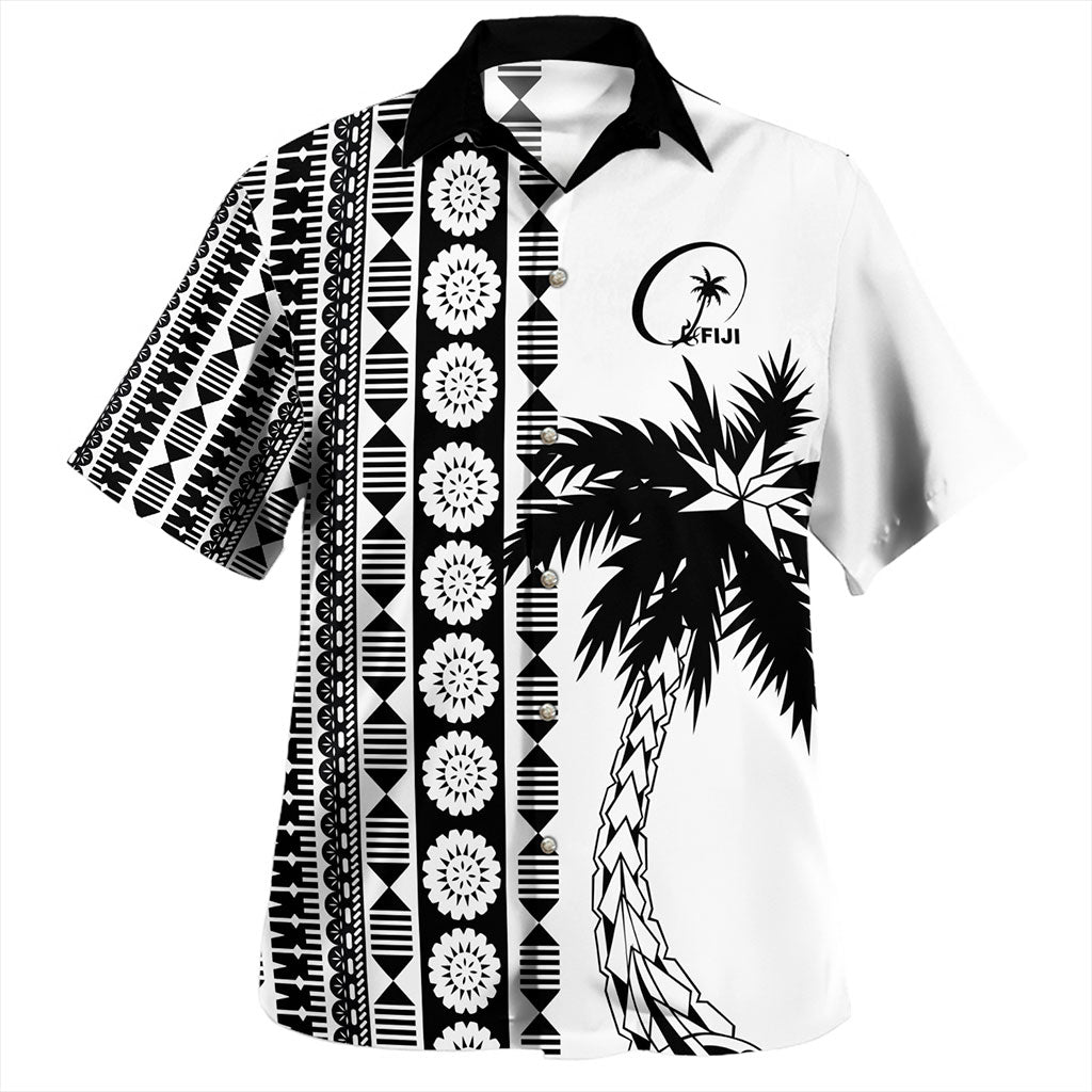 Fiji Hawaiian Shirt Traditional Design Tapa Clothes