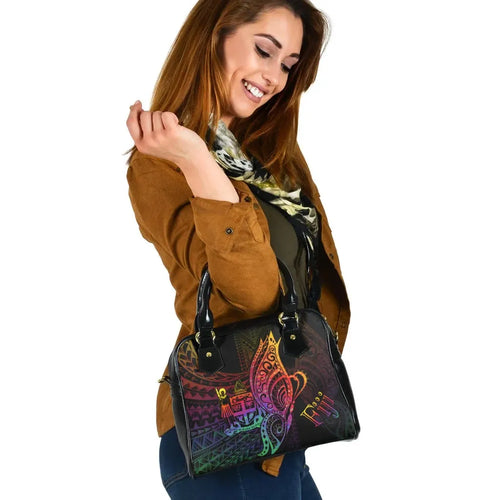 Fiji Shoulder Handbag - Butterfly Polynesian Style