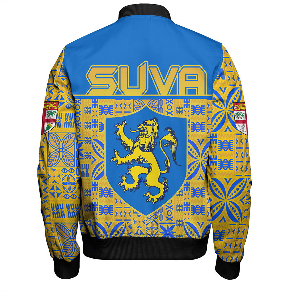 Fiji Bomber Jacket Suva Lion Simple Style