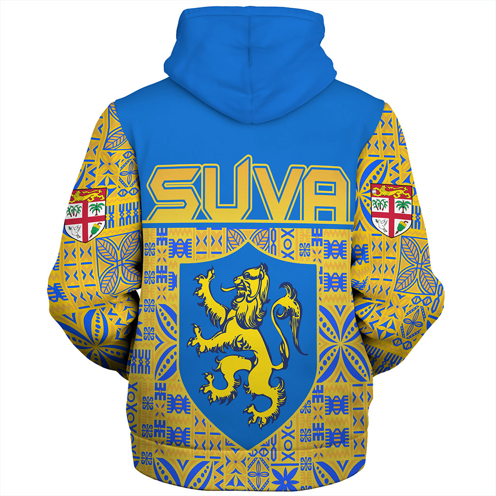 Fiji Sherpa Hoodie Suva Lion Simple Style