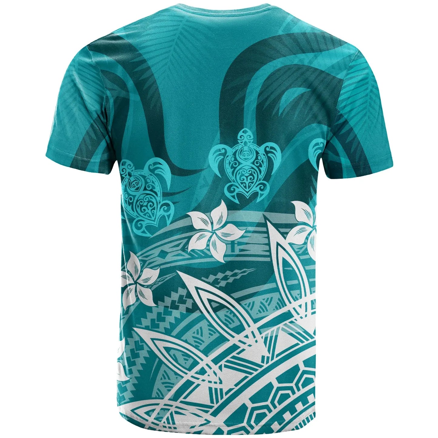 Fiji T-Shirt - Turtle Around Flower
