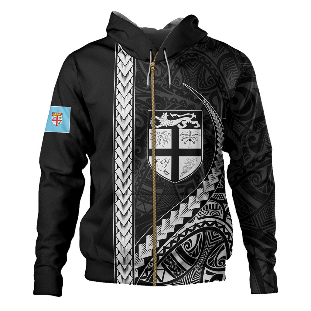 Fiji Hoodie Tribal Melanesian Coat Of Arms