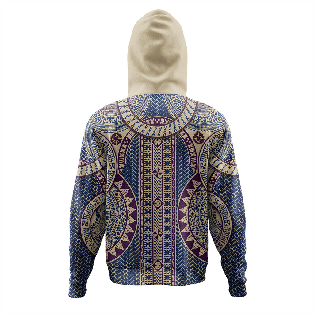 Fiji Hoodie Bula Pattern Circle