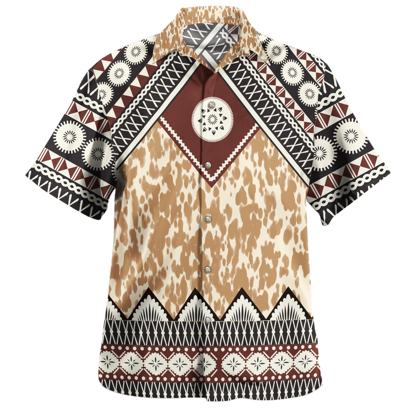 Fiji Combo Dress And Shirt Tapa Pattern Clothes