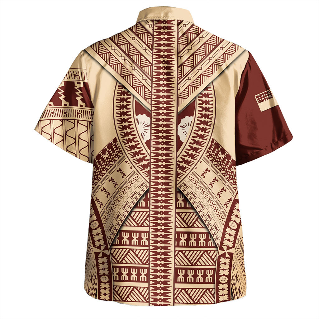 Vanuatu Hawaiian Shirt Polynesia Pattern With Tropical Flower