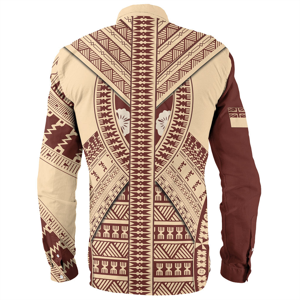 Fiji Long Sleeve Shirt Bula Design Style