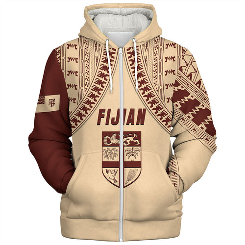 Fiji Sherpa Hoodie Bula Design Style
