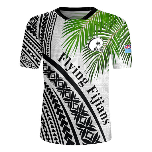 Fiji Rugby Jersey Rugby Masi Flying Fijians Fabric Leaves