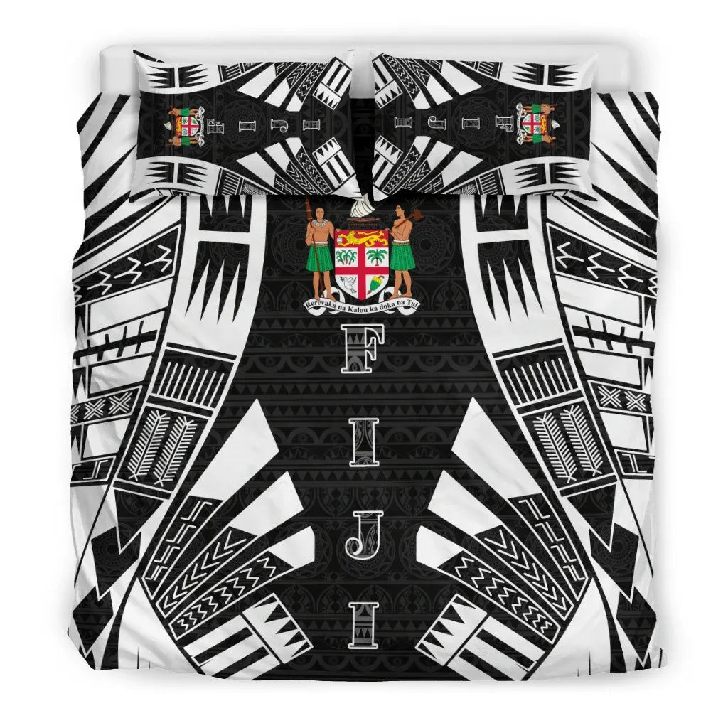 Fiji Duvet Cover Set - Polynesian Tattoo