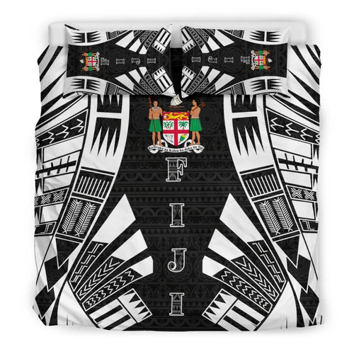 Fiji Duvet Cover Set - Polynesian Tattoo