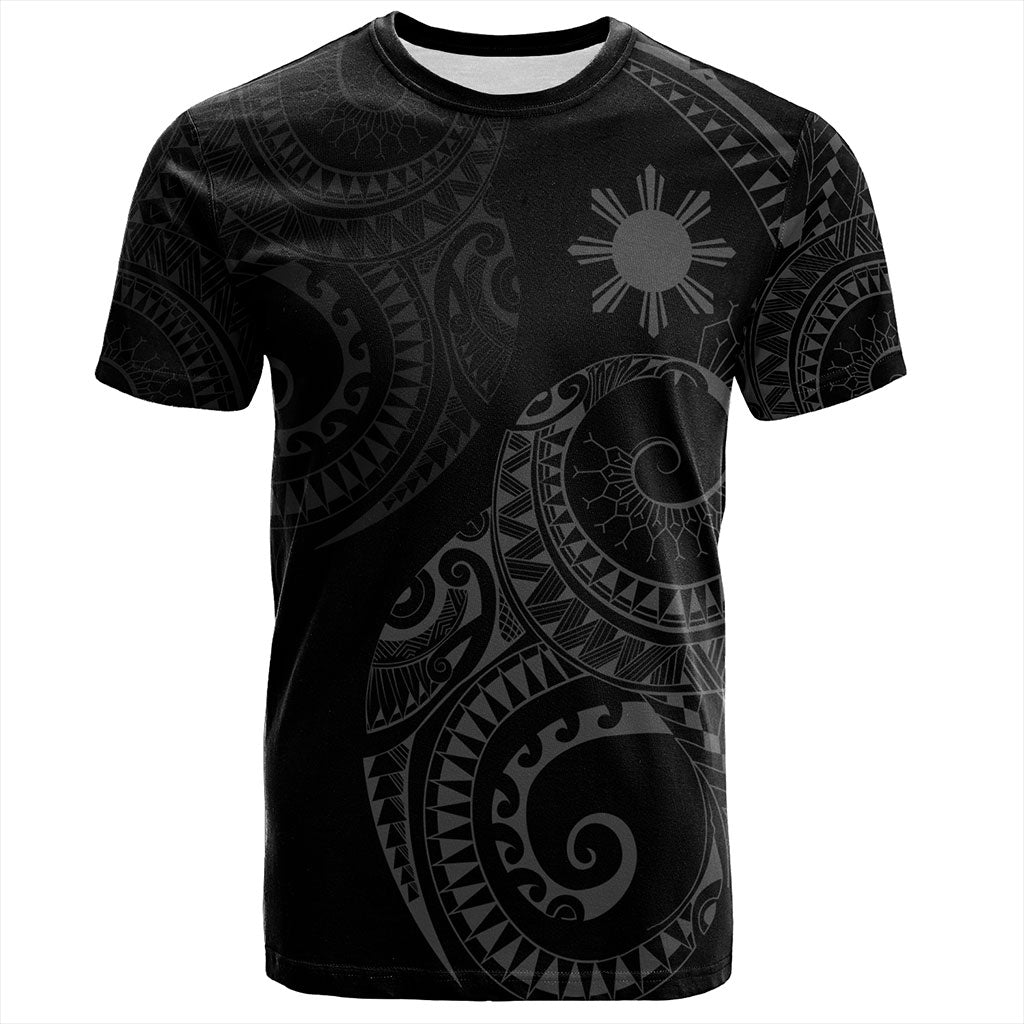 Philippines Filipinos T-Shirt Sun Tribal Tattoo Design
