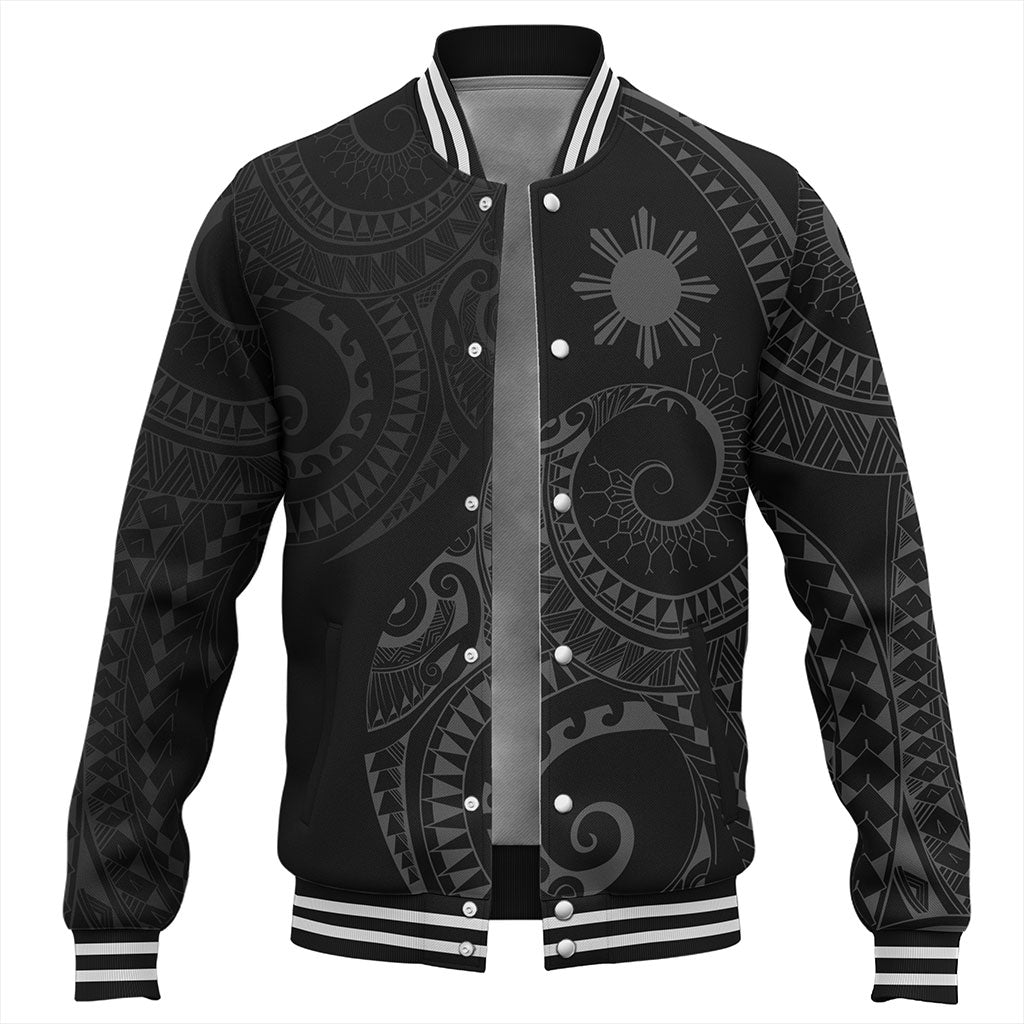Philippines Filipinos Baseball Jacket Sun Tribal Tattoo Design