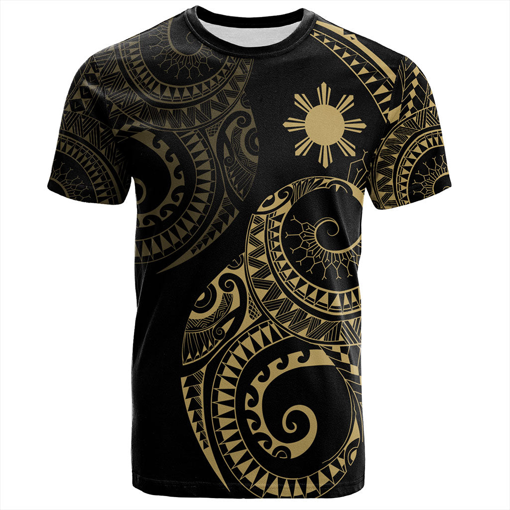 Philippines Filipinos T-Shirt Sun Tribal Tattoo Design