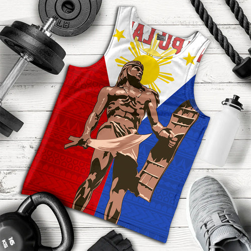 Philippines Filipinos Tank Top Custom Flag Tribal Lapu Lapu