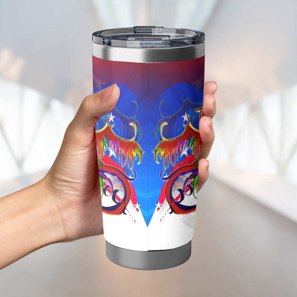 Philippines Filipino Sarimanok Maranao With Filipino Flag Design Tumbler