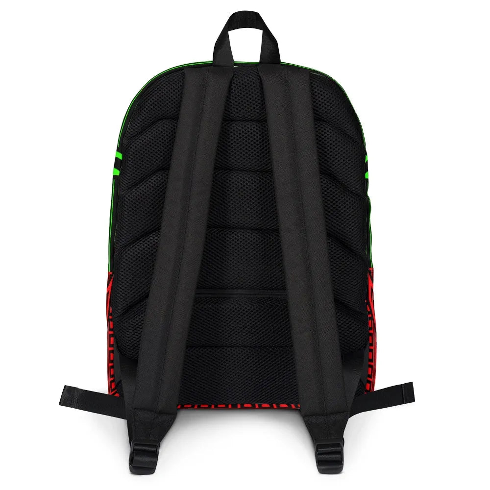 Frech Polynesia Tahiti Backpack - Turtle Poynesia Patterns