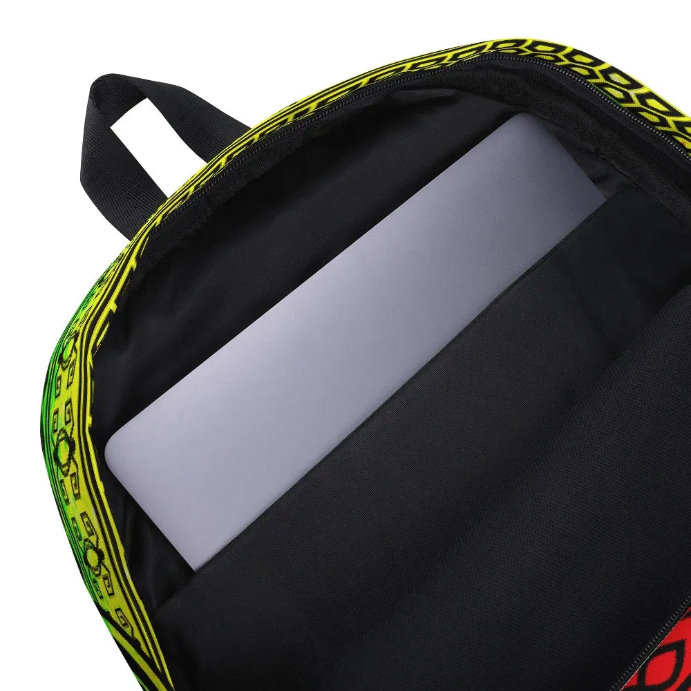 Frech Polynesia Tahiti Backpack - Turtle Poynesia Patterns