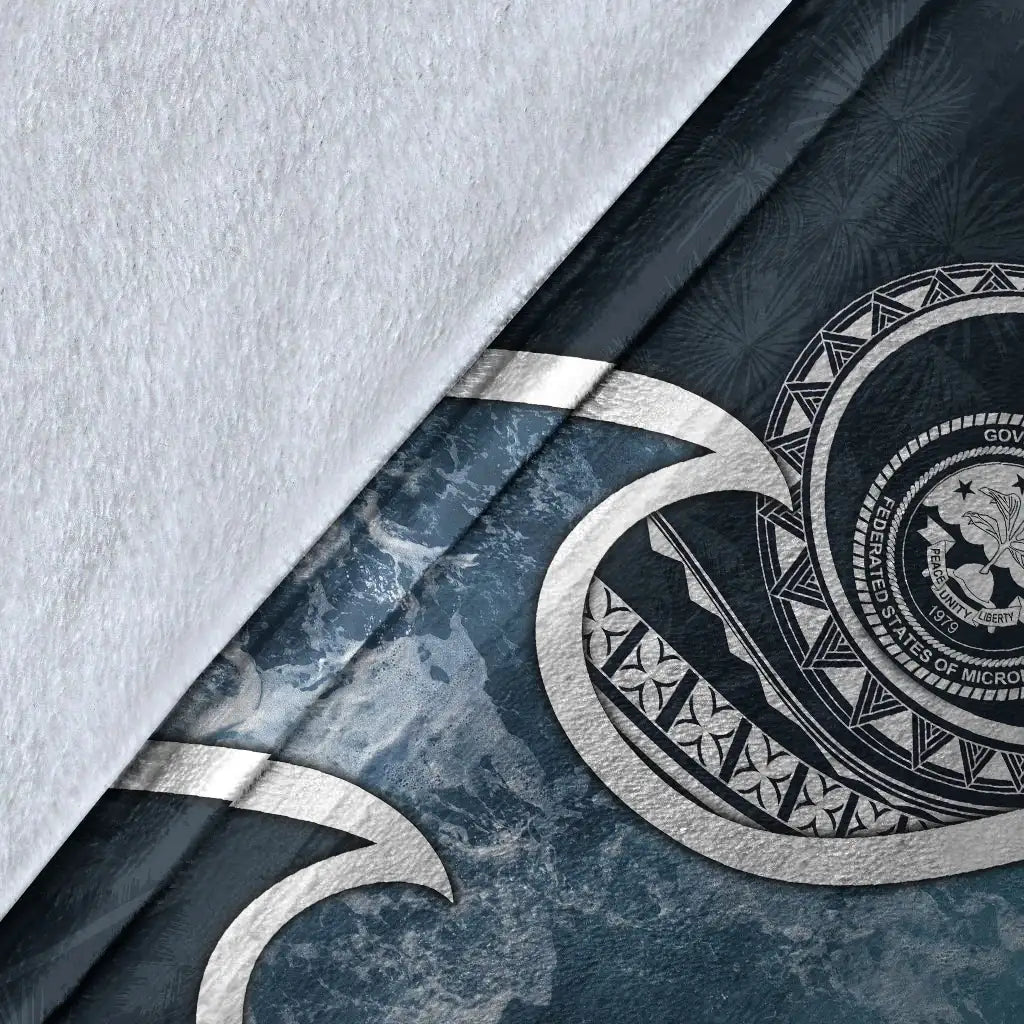 FSM Islands Polynesian Premium Blanket - Ocean Style