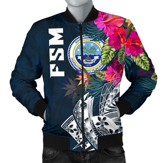 Federated States Of Micronesia Bomber Jacket - Summer Vibes