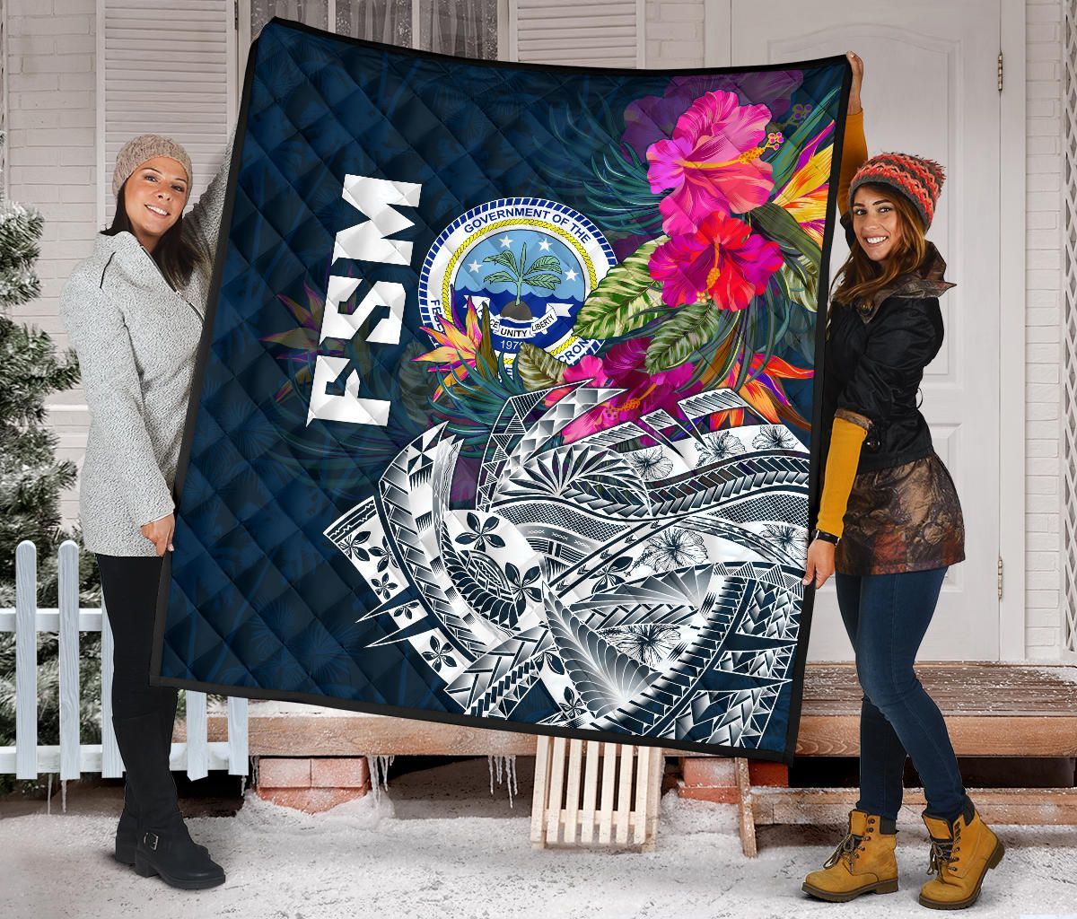 Federated States Of Micronesia Premium Quilt - Summer Vibes