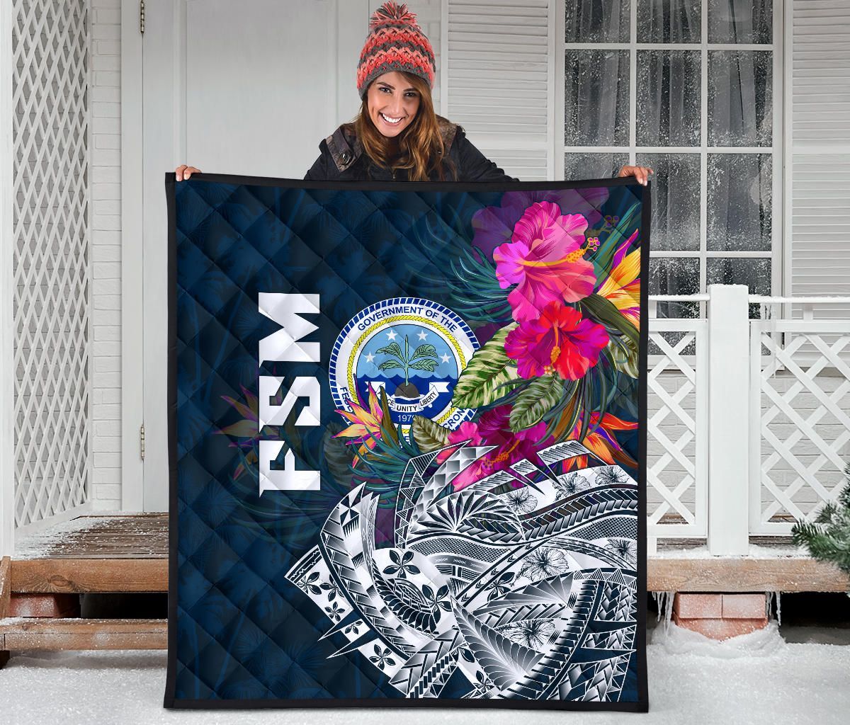 Federated States Of Micronesia Premium Quilt - Summer Vibes